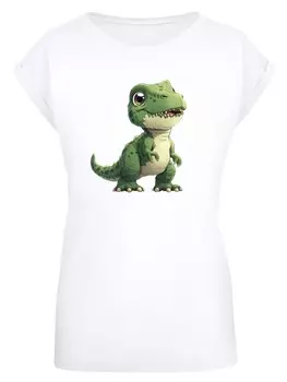 Рубашка F4NT4STIC Ser grner Dino, белый