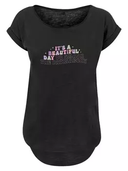Рубашка F4NT4STIC Smash The Patriarchy Iternationaler Frauentag, черный