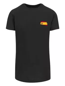 Рубашка F4NT4STIC Spain Spanien Flagge, черный