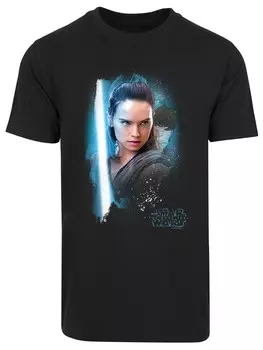 Рубашка F4NT4STIC Star Wars The Last Jedi Rey Brushed, черный