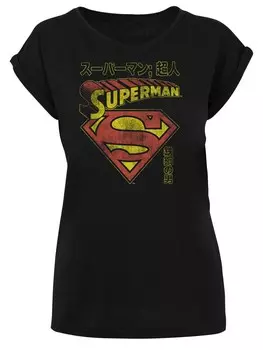 Рубашка F4NT4STIC Superman Shield, черный