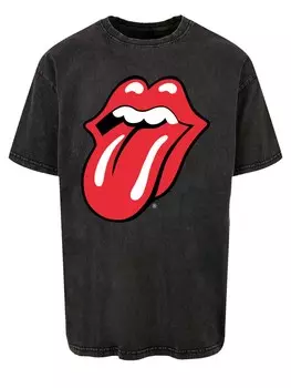 Рубашка F4NT4STIC The Rolling Stones, черный