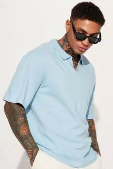 Рубашка Fashion Nova FNMN444, синий