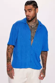 Рубашка Fashion Nova ZDF01K310005, синий