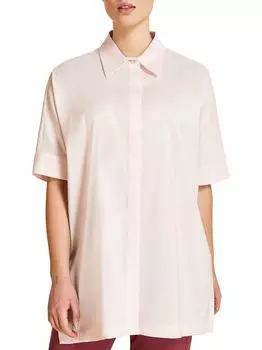 Рубашка Filosofo с короткими рукавами Marina Rinaldi, Plus Size, розовый