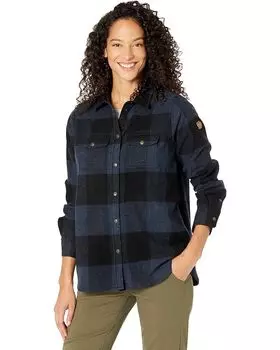 Рубашка Fjllrven Canada, цвет Navy/Black