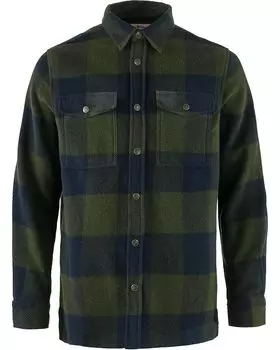 Рубашка Fjllrven Canada Shirt, цвет Deep Forest/Dark Navy