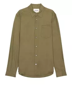 Рубашка Frame Brushed, цвет Khaki Green