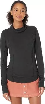 Рубашка Free People Everyday Layering, цвет Ebony