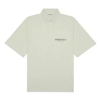Рубашка fw20 polo shirt 'sage' Fear Of God Essentials, зеленый