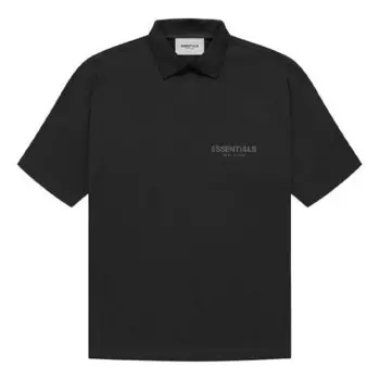 Рубашка fw21 polo shirt 'stretch limo' Fear Of God Essentials, черный