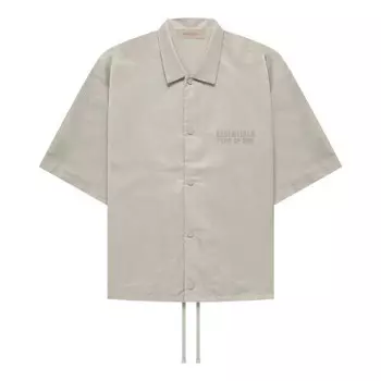 Рубашка fw22 ss nylon shirt 'smoke' Fear Of God Essentials, серый