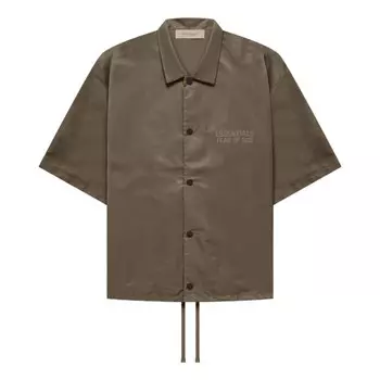 Рубашка fw22 ss nylon shirt 'wood' Fear Of God Essentials, коричневый