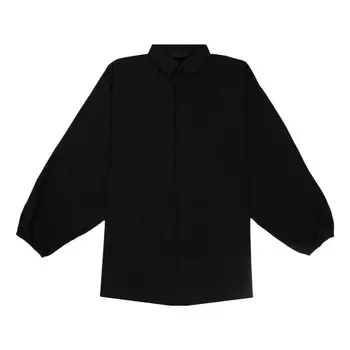 Рубашка fw23 button down shirt 'jet black' Fear Of God Essentials, черный