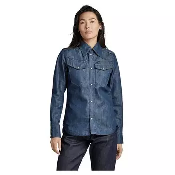 Рубашка G-Star 70S Slim Denim, синий