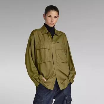 Рубашка G-Star Loose Pocket, зеленый
