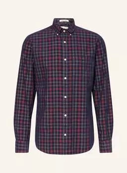 Рубашка GANT Comfort Fit, темно-синий