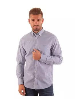 Рубашка Gant, цвет marineblau/wei