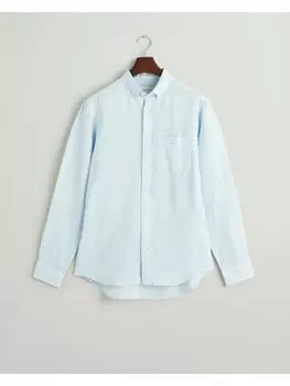 Рубашка Gant Langarmhemd, цвет capri blue