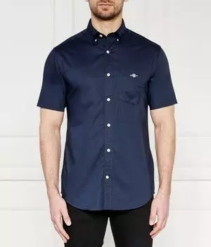 Рубашка Gant Poplin Regular Fit, синий