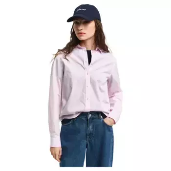 Рубашка Gant Regular Fit Poplin, розовый