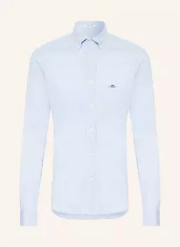 Рубашка GANT Slim Fit, светло-синий