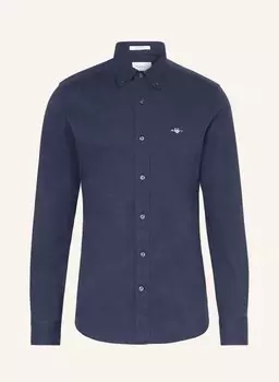 Рубашка GANT Slim Fit, темно-синий