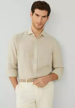 Рубашка GARMENT DYE Hackett London, цвет beach