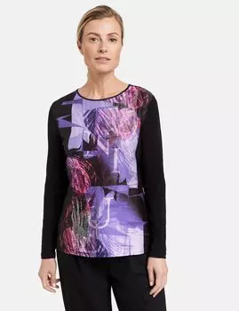 Рубашка Gerry Weber, фиолетовый/черный