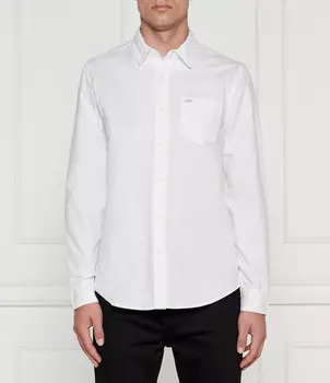 Рубашка Guess Jeans Slim Fit, белый