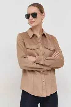 Рубашка Guess, коричневый
