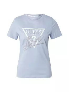Рубашка GUESS, небесно-синий