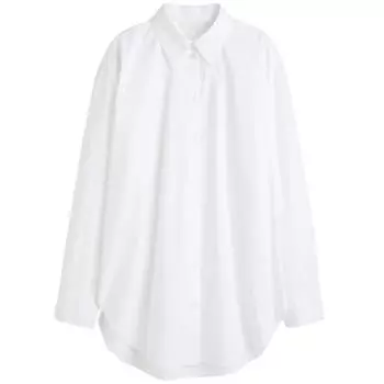 Рубашка H&amp;M Cotton, белый