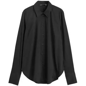 Рубашка H&amp;M Cotton-blend, черный