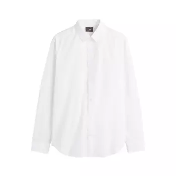 Рубашка H&M Regular Fit Easy-iron, белый