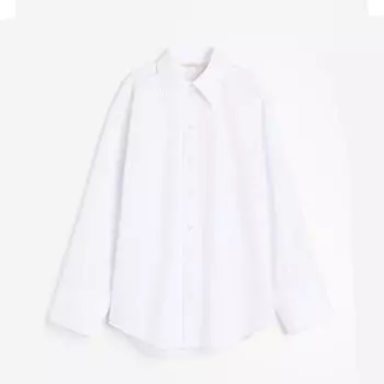 Рубашка H&M Silk-blend, белый