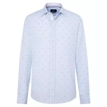 Рубашка Hackett H Fil Coupe, синий