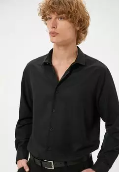 Рубашка HALF ITALIAN NECK Koton, черный
