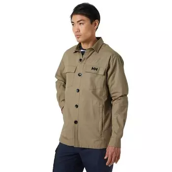 Рубашка Helly Hansen Dock Work Shacket, зеленый