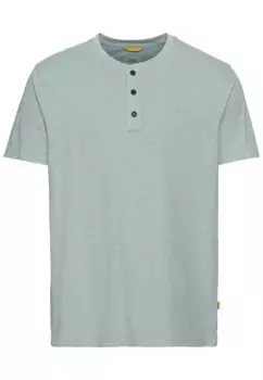 Рубашка Henley цвета Camel Active, застежка на 3 пуговицы, зеленый