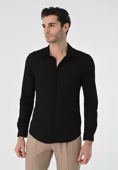 Рубашка Hidden Button Long Sleeve Antioch, черная
