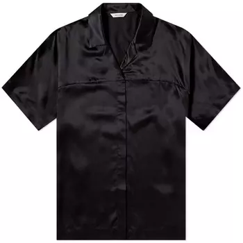 Рубашка Holzweiler Vera Silk Short Sleeve, черный