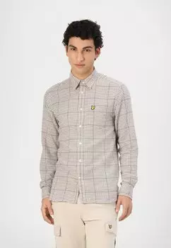 Рубашка HOUNDSTOOTH CHECK Lyle & Scott, бежевый