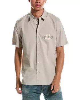 Рубашка Hugo Boss Ebor Woven, серый