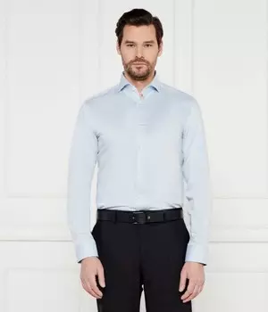 Рубашка Hugo Kason Slim Fit, голубой