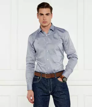 Рубашка Hugo Koey Slim Fit, серый