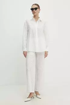 Рубашка и брюки Answear Lab, белый