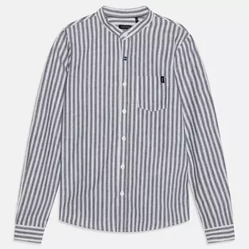 Рубашка IKKS Chemise, темно-синий/белый