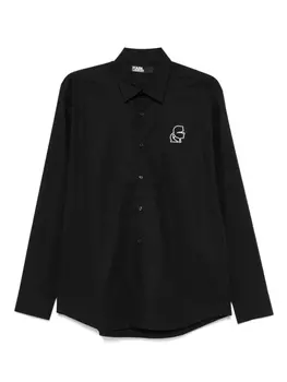 Рубашка Ikonik Karl Karl Lagerfeld, синий