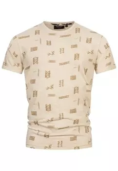 Рубашка INDICODE JEANS Asbjorn, бежевый